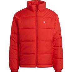 Adidas Padded Stand-Up Collar Puffer Jacket - Red