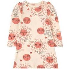 Mini Rodini Moon And Sun LS Dress - Pink (2215010028)