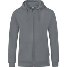 JAKO Organic Hooded Jacket Unisex - Stone Grey