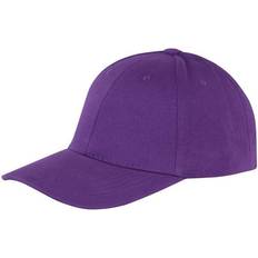 Result Unisex Core Memphis 6 Panel Baseball Cap 2-pack - Purple