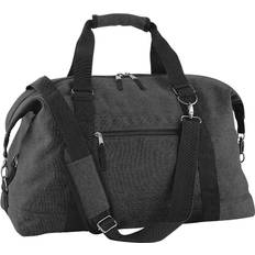 Damen Weekender BagBase Vintage Canvas Weekend Bag - Vintage Black