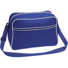 BagBase Retro Shoulder Bag 2-pack - Bright Royal/White