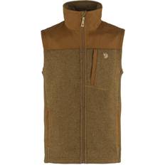 Fjällräven Herren - XL Westen Fjällräven Buck Fleece Vest M - Chestnut