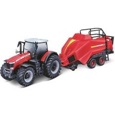 Traktorer på salg Toymax Massey Ferguson 8740S 10 cm with Baler Lifter