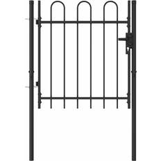 vidaXL Fence Gate Single Door with Arched Top 39.4x59.1"