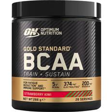 Magnesium Aminosäuren Optimum Nutrition Optimum Nutrition Gold Standard BCAA Train & Sustain Strawberry & Kiwi 266g