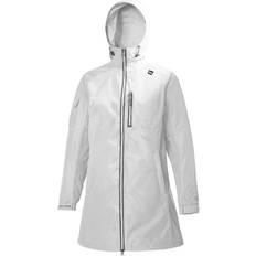 XXXS Rain Jackets & Rain Coats Helly Hansen W Long Belfast Jacket - White