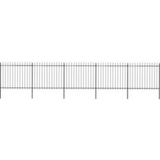 vidaXL Garden Fence with Spear Top 850x200cm