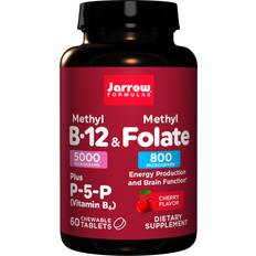 Jarrow Formulas Methyl B-12 & Methyl Folate Cherry 60 Stk.