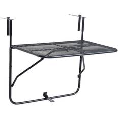 Black Balcony Tables vidaXL 325924 Balcony Table