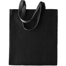 KiMood Patterned Jute Bag - Black