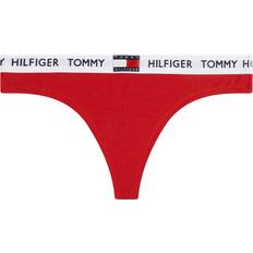 Tommy Hilfiger Slips Tommy Hilfiger Organic Cotton Logo Thong - Tango Red