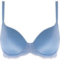 Wacoal Lace Affair T-Shirt Bra - Deep Sea Blue/Ivory