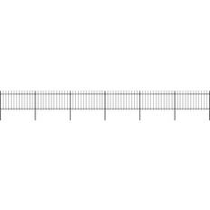 vidaXL Garden Fence with Spear Top 1020x150cm