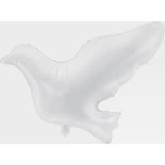 Vegaoo White Dove Aluminium Balloon 77 x 66 cm