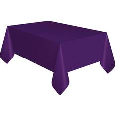 Unique Party 5088 Deep Purple Plastic Tablecloth, 9ft x 4.5ft