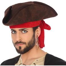 Th3 Party Hat Pirate Brown Red