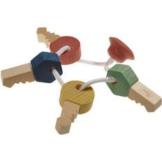 Holzspielzeug Rasseln Walter NIC 61201.1 Key chain (Bio) Toys for Babies and Early Childhood, Multicoloured