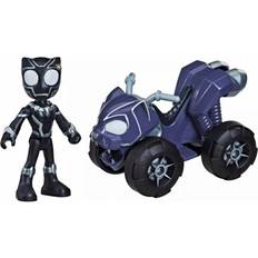 Hasbro Spider-Man Spidey and His Amazing Friends Black Panther and Panther Patroller Vehicle