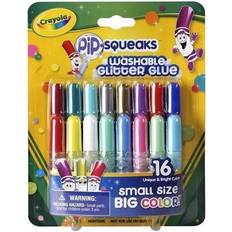 Water Based Glitter Glue Crayola Pip Squeak Glitter Glue pack of 16 set of 16