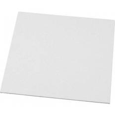 Creativ Company Canvas Panel, size 20x20 cm, 280 g, white, 1 pc