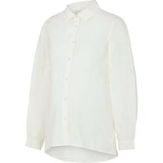 Mamalicious Nanna Maternity Shirt White/Bright White (20014159)