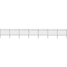 vidaXL Garden Fence with Spear Top 1190x170cm