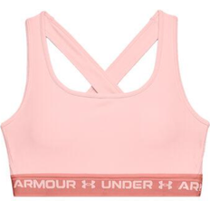 Under Armour B BHs Under Armour Mid Crossback Sports Bra - Pink