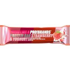 Barer ProBrands Pro Brands Proteinbar, 45 G, Strawberry/yoghurt