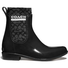 Rubber Boots Coach Rivington Rubber Rain Bootie - Black