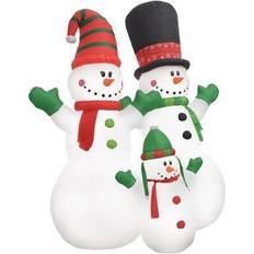 vidaXL Snowman Family Weihnachtsdekoration