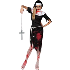 Th3 Party Dead Nun Costume for Adults