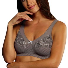 Anita Venecia Mastectomy Bra - Dusty Gray/Floral