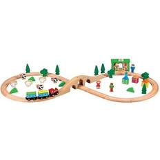 Zugsets reduziert Lelin Toys 31916 Wooden Train Set