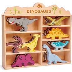 Wooden Figures Wooden Dinosaur Animal Shelf