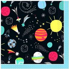 Papirservietter Unique Space Theme Napkins