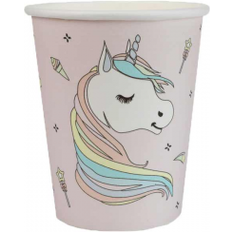 Vegaoo Pappersmuggar Unicorn 10-pack