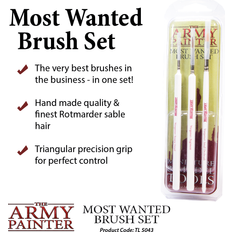 Wasserbasiert Malzubehör Army Painter Most Wanted Brush Set