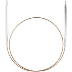 Addi Wollbaer Circular Knitting Needle, Metal, Silver, 4.5