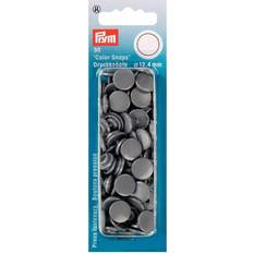 Prym Color Snaps Druckknöpfe silbergrau 12,4mm 30 Stück