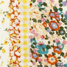 Creativ Company Patchwork Fabric, size 45x55 cm, 100 g, yellow, 4 pc/ 1 bundle