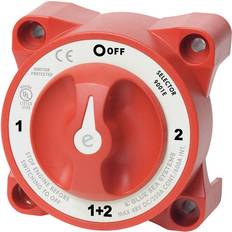 Blue Sea Systems E Series Selector Battery Switch 4 Way Red