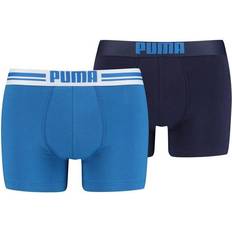 Puma Unterhosen Puma Placed Logo Boxers 2-pack - Blue/Navy