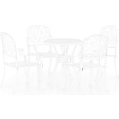 Round Patio Dining Sets vidaXL 3070600 Patio Dining Set, 1 Table incl. 4 Chairs