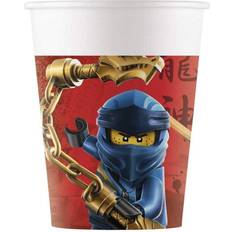 Procos 93510P Cups Paper Lego Ninjago, Multi Colors