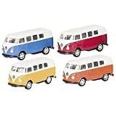 Busser Welly Goki 4013594120302 Volkswagen VW Microbus (1962) Injection Moulded 1:60 Scale Vehicles