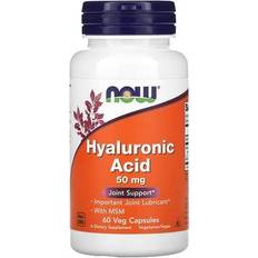 Now Foods (60 vcaps) Hyaluronic Acid with MSM