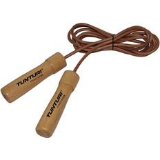 Tunturi Trainingsausrüstung Tunturi Leather Pro Jump Rope 275 cm Brown