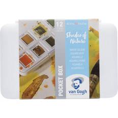 Royal Talens van Gogh Aquarell Set Naturfarben 12 Näpfchen