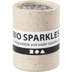 Creativ Company Bio Sparkles, D: 0,4 mm, silver, 10 g/ 1 tub